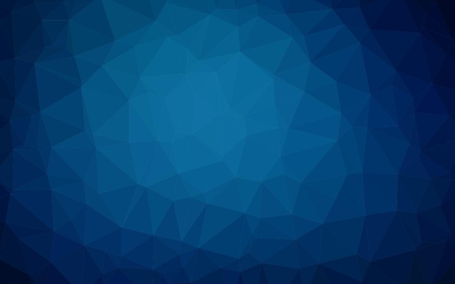 donker blauwe vector abstracte mozaïek achtergrond.