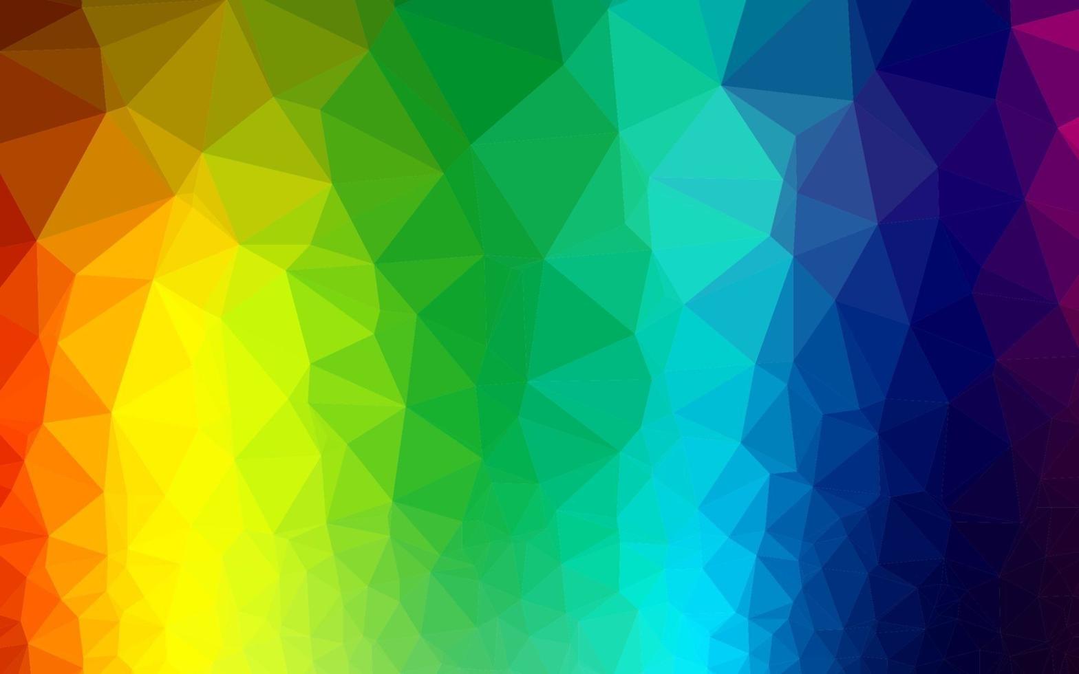 licht veelkleurig, regenboog vector abstracte veelhoekige lay-out.