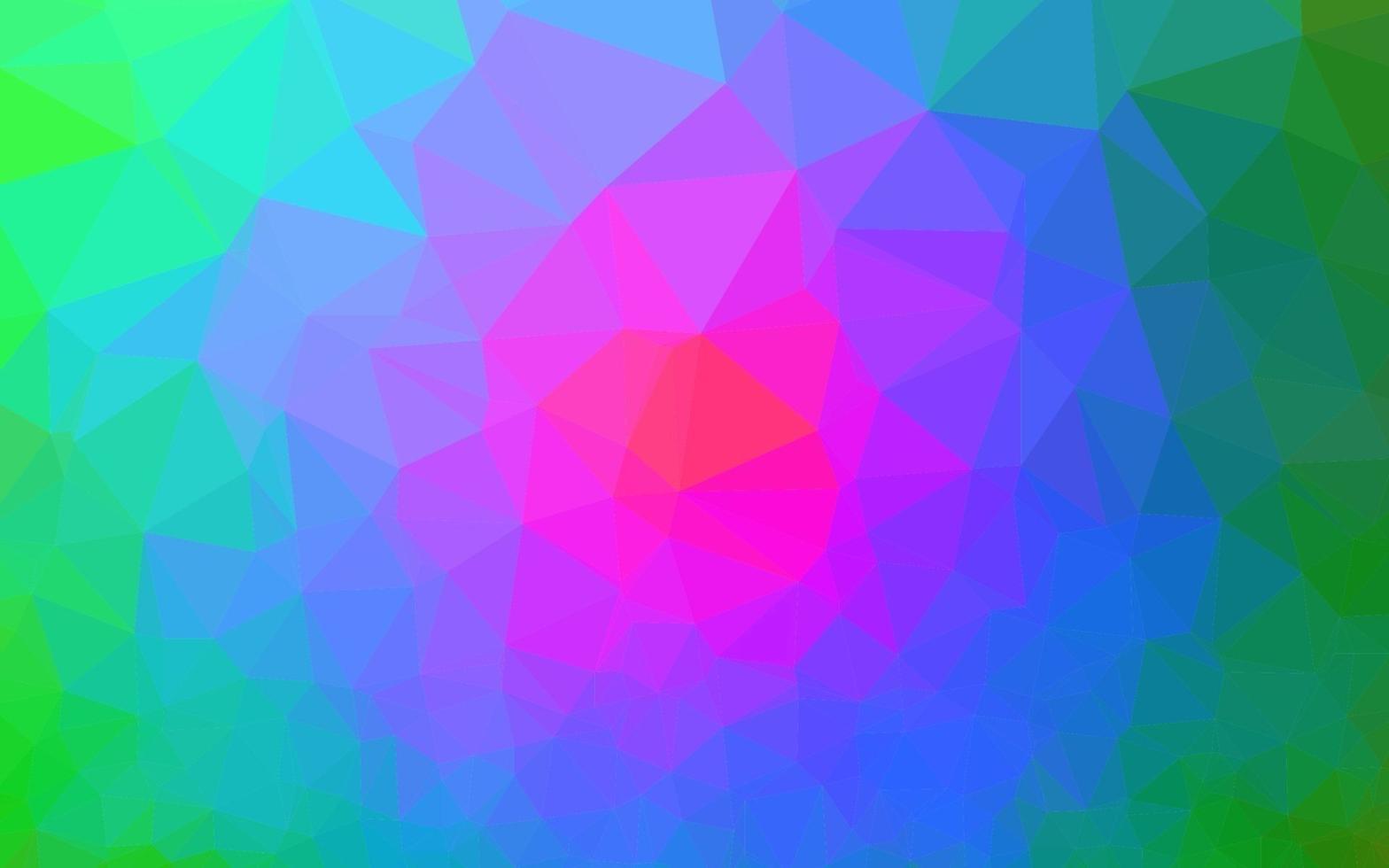 licht veelkleurig, regenboog vector abstracte veelhoekige lay-out.