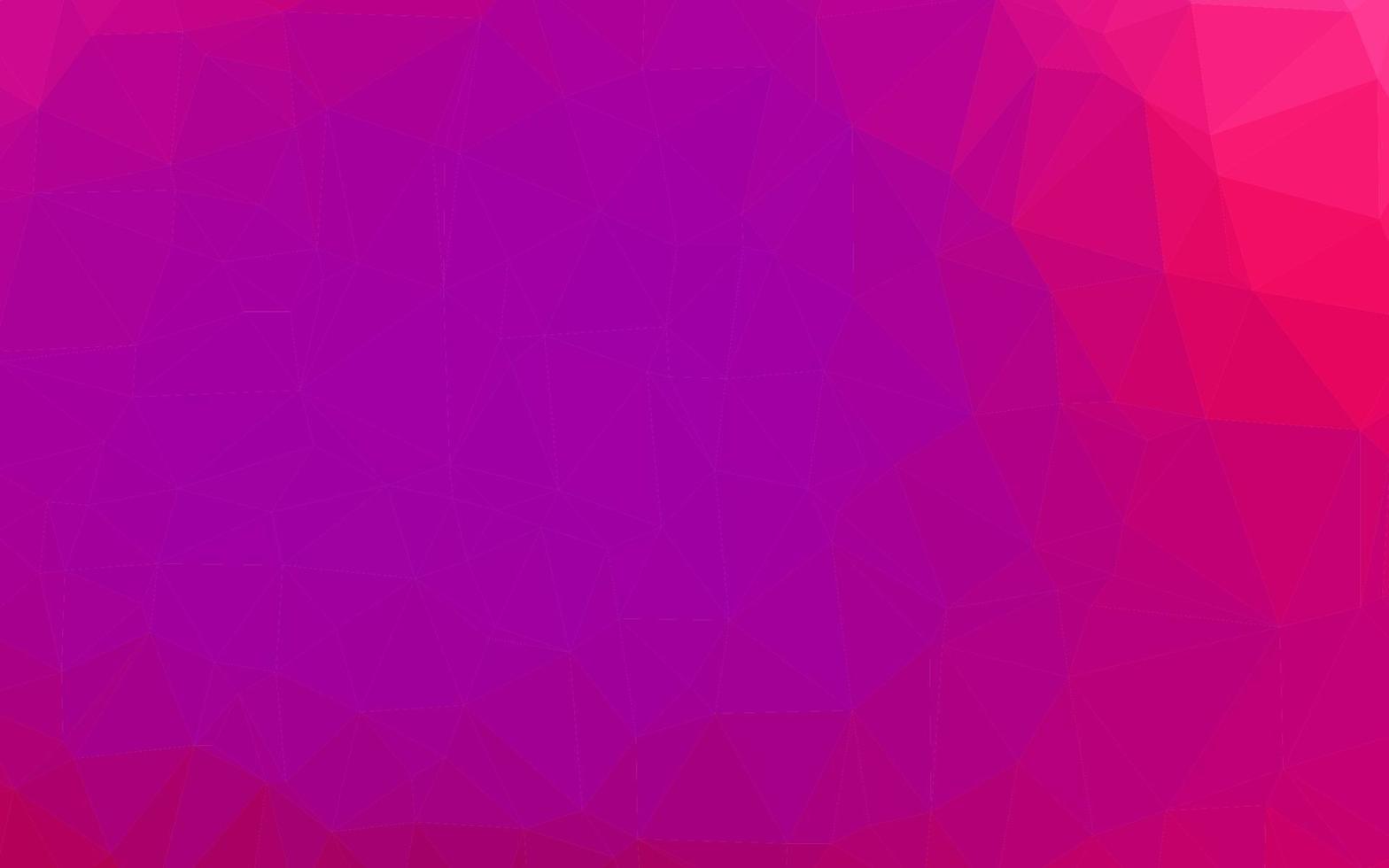 lichtpaarse, roze vector glanzende driehoekige sjabloon.