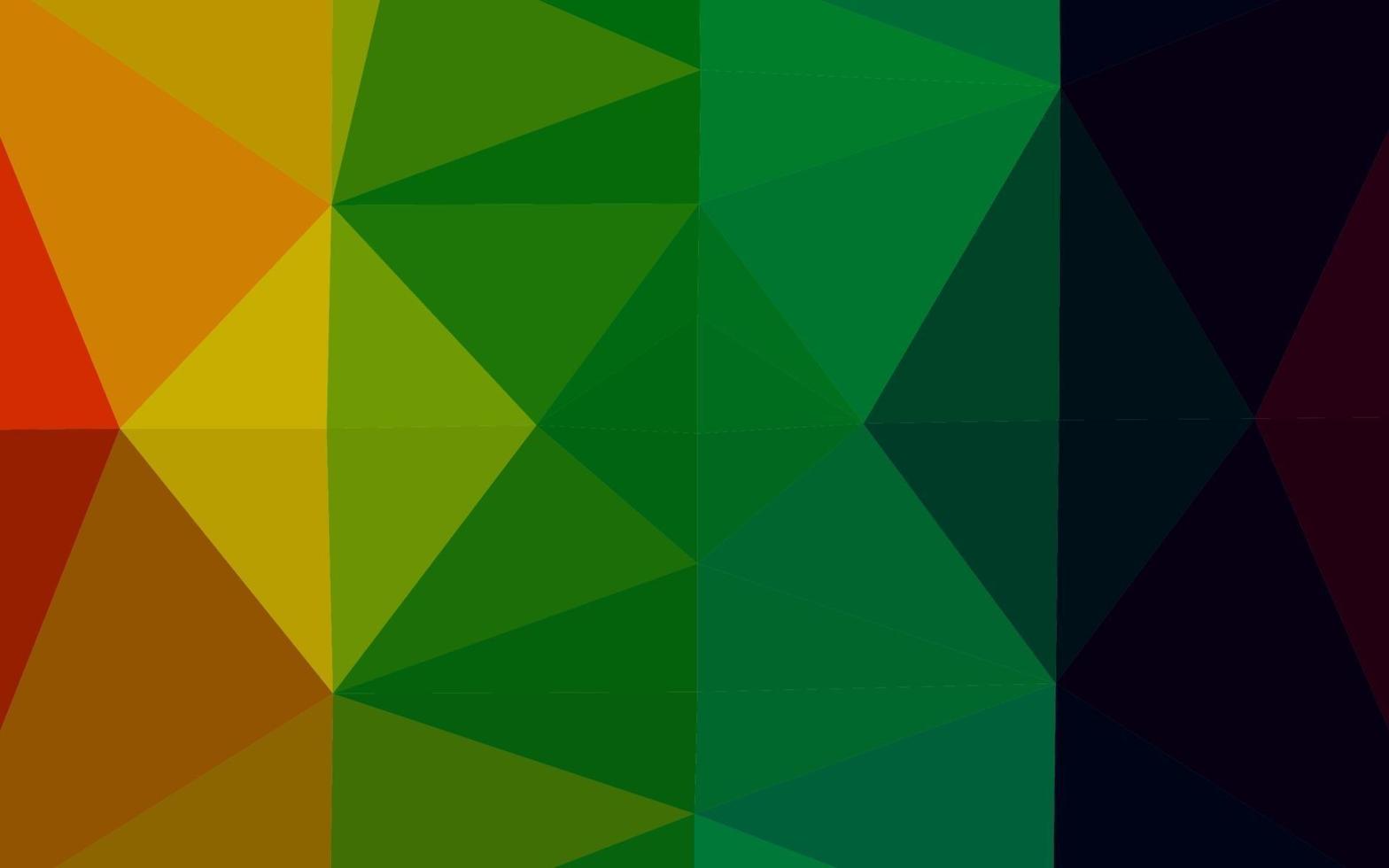 donkere veelkleurige, regenboog vector veelhoek abstracte achtergrond.