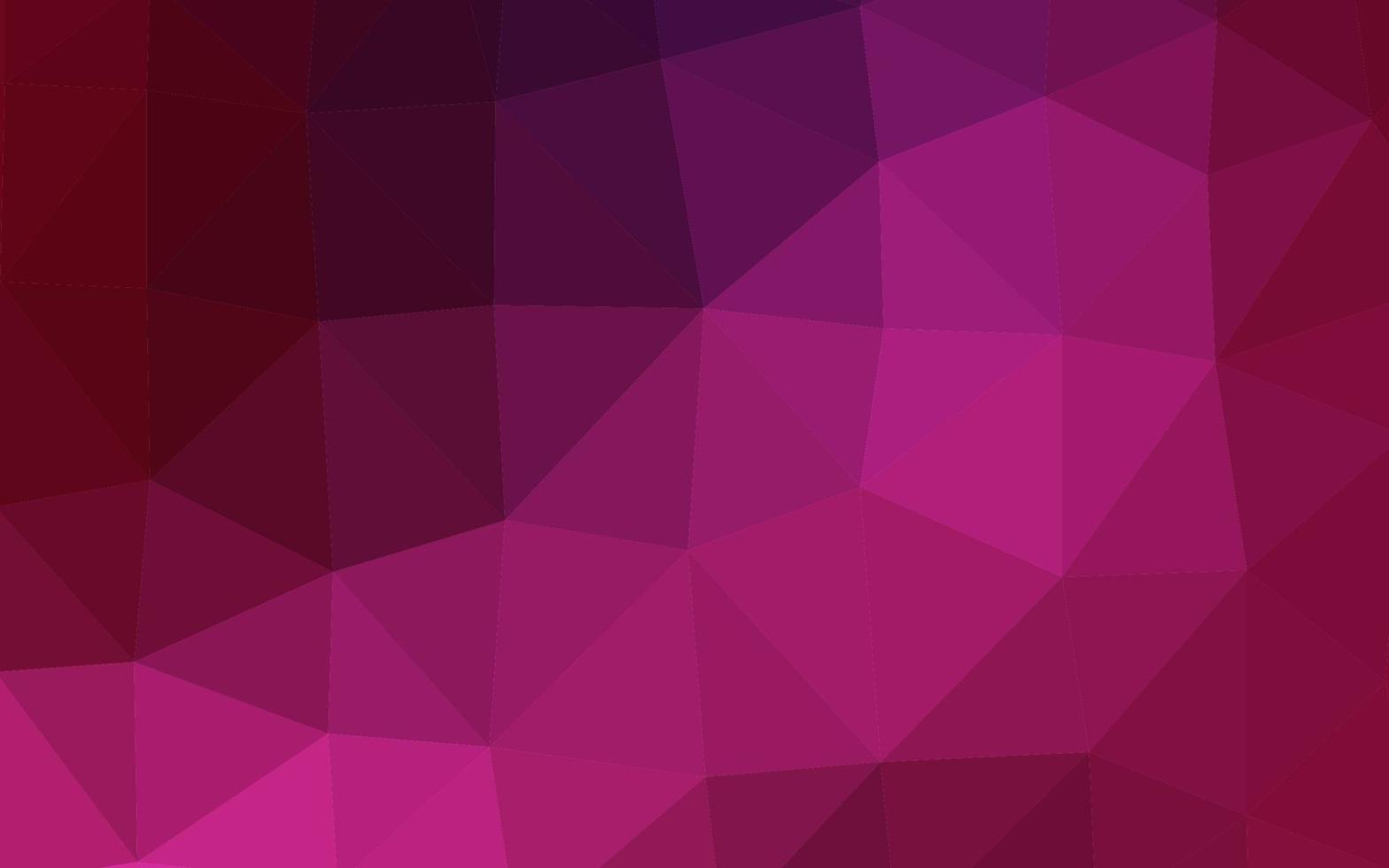 donker roze vector abstracte mozaïek achtergrond.