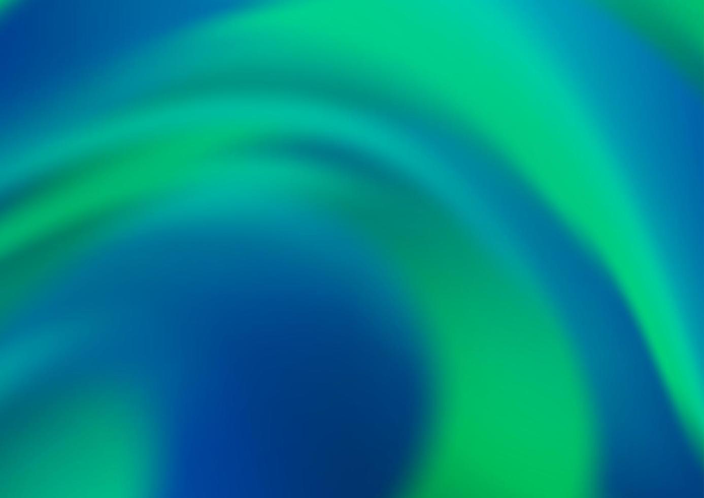 lichtblauwe, groene vector wazig glans abstracte achtergrond.