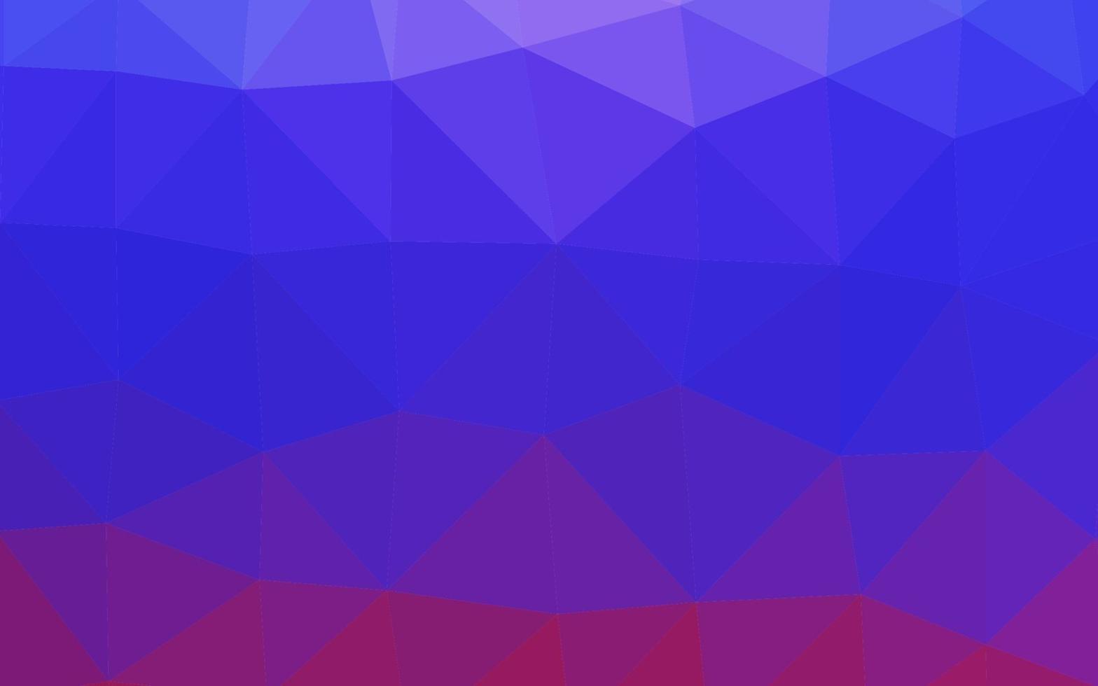 lichtroze, blauwe vector abstracte veelhoekige dekking.