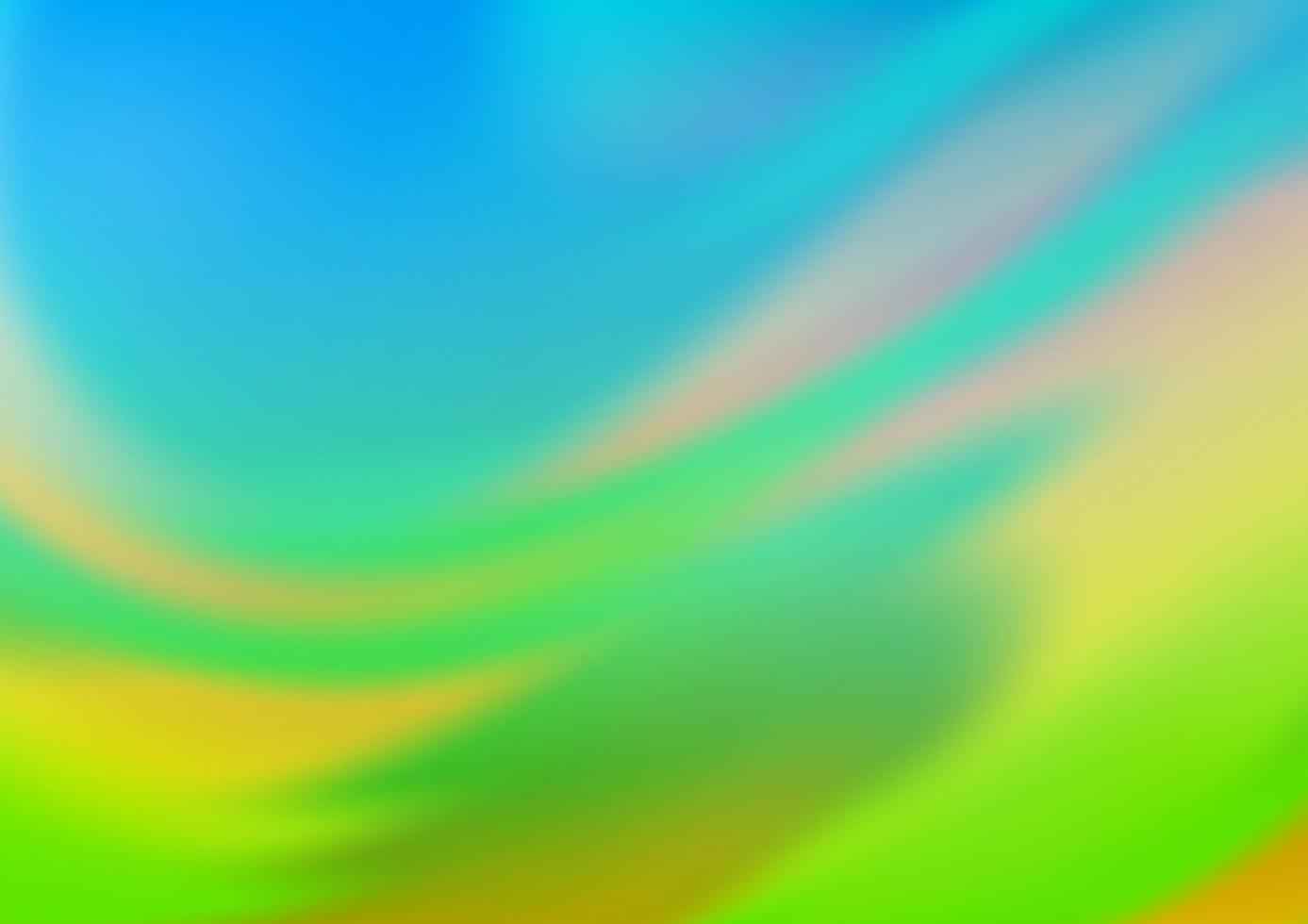 lichtblauwe, groene vector abstract onscherpe achtergrond.