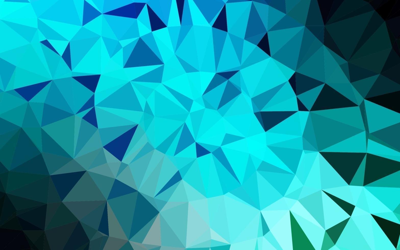 lichtblauwe, groene vector abstracte mozaïek achtergrond.