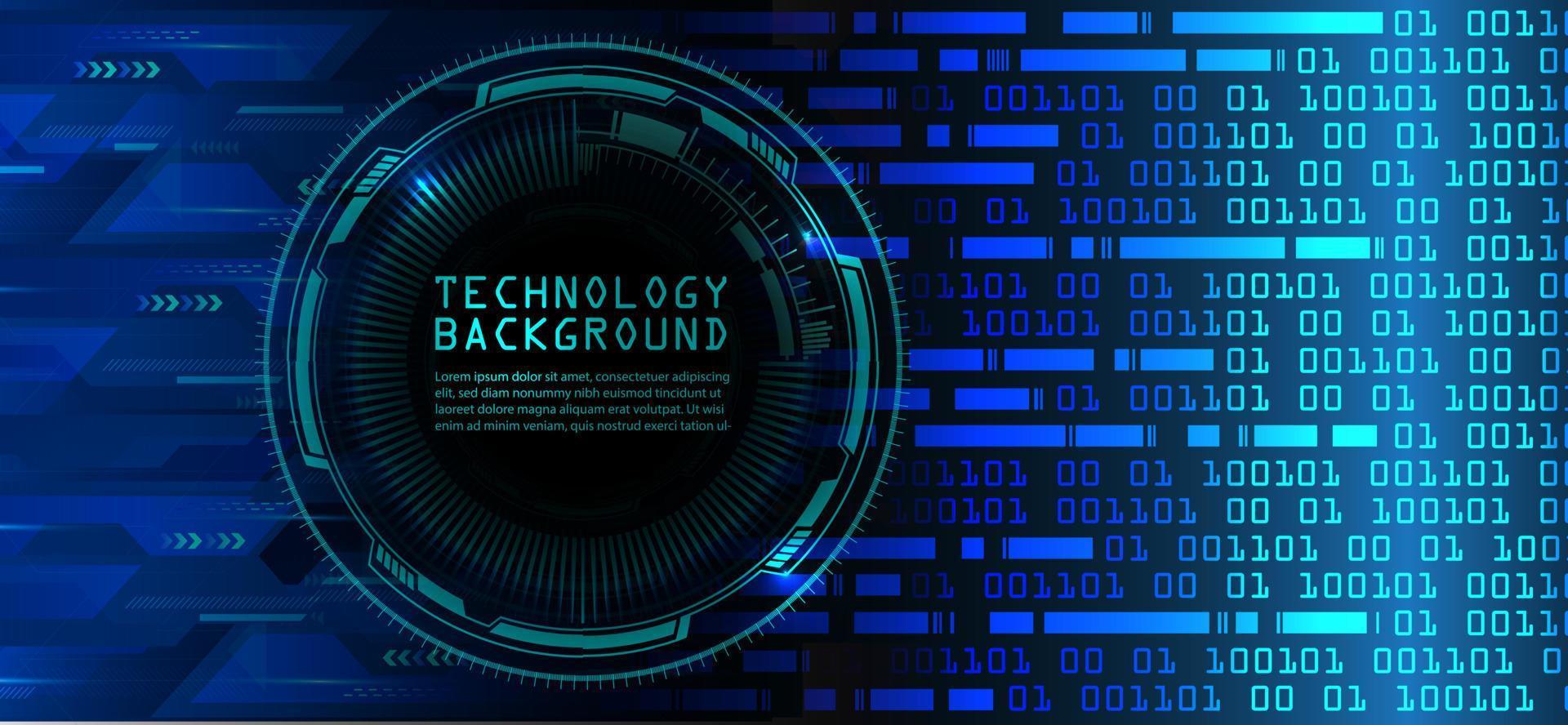 cyber circuit toekomstige technologie concept achtergrond vector