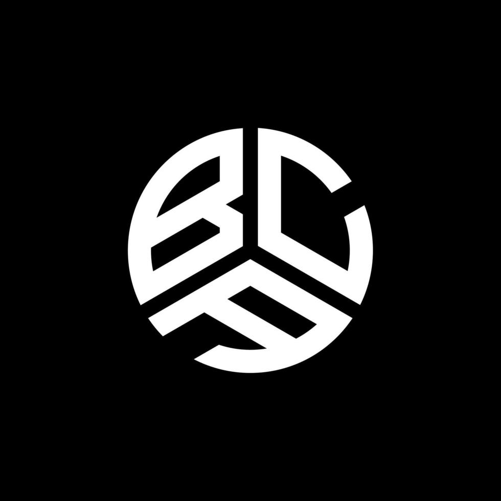 bca brief logo ontwerp op witte achtergrond. bca creatieve initialen brief logo concept. bca brief ontwerp. vector