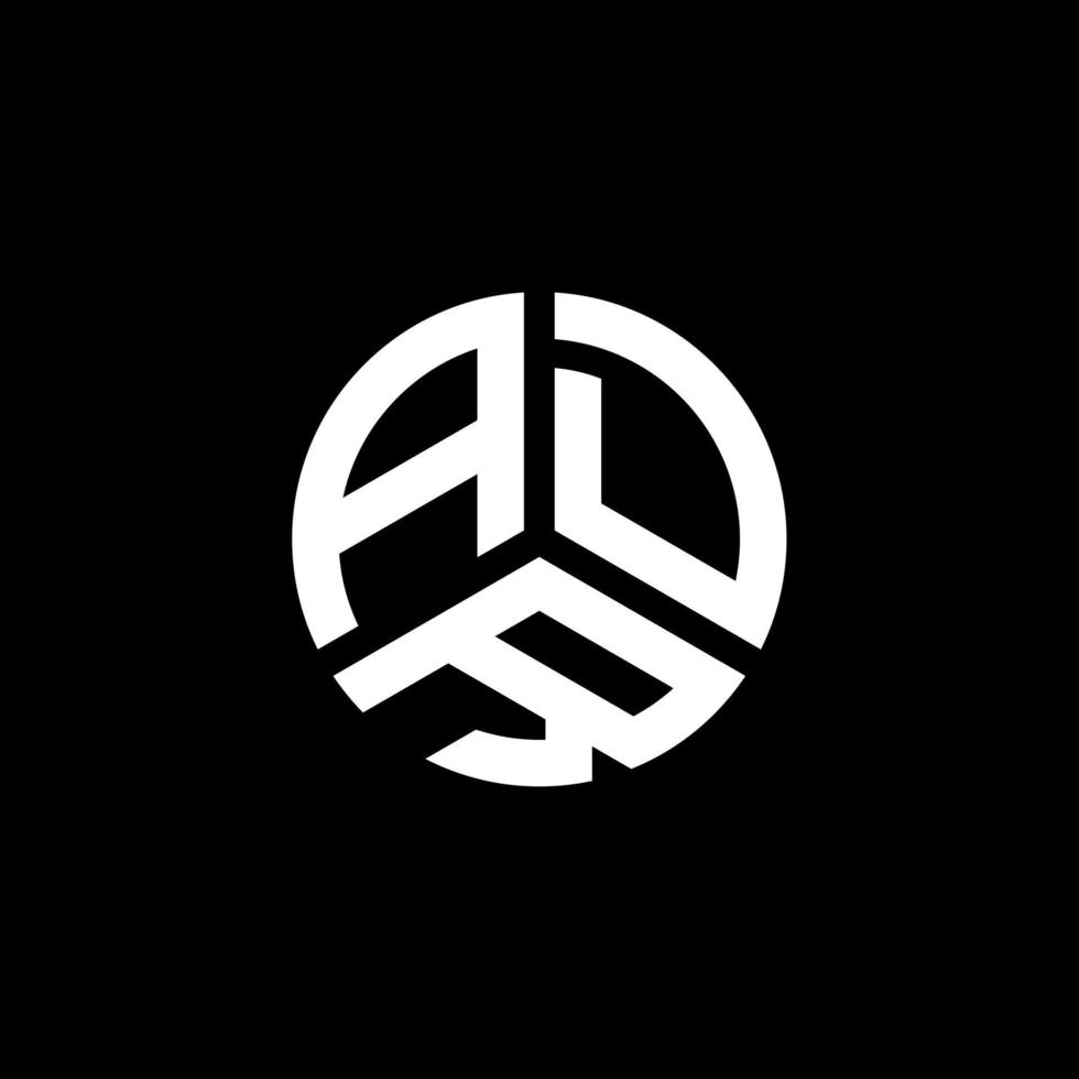 adr brief logo ontwerp op witte achtergrond. adr creatieve initialen brief logo concept. adr brief ontwerp. vector