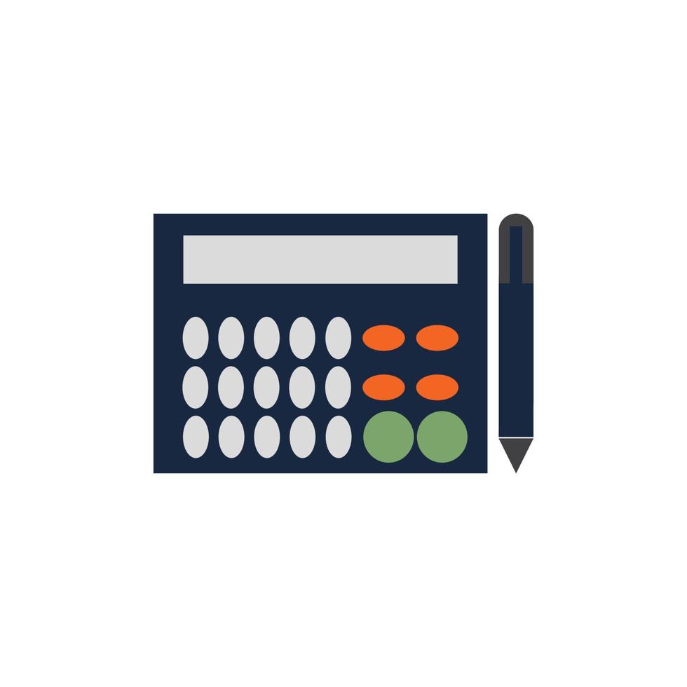 boekhoudkundige vectorillustratie. bancaire en financiële pictogram logo vector