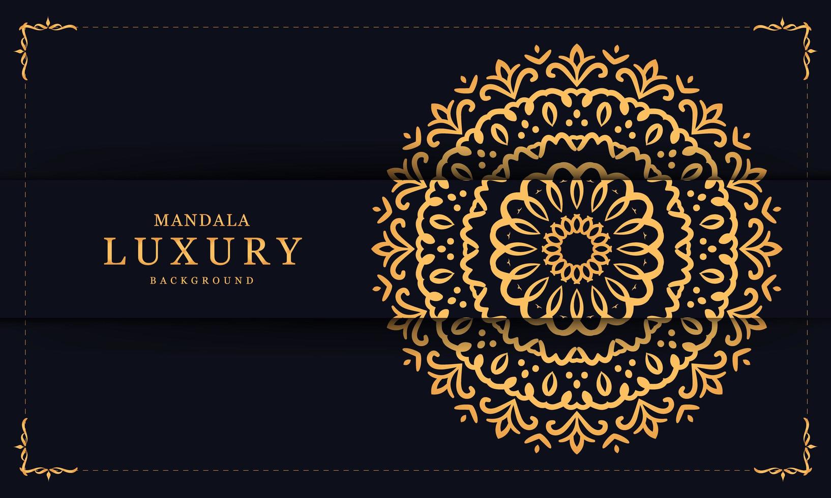 luxe luxe decoratieve mandala vector