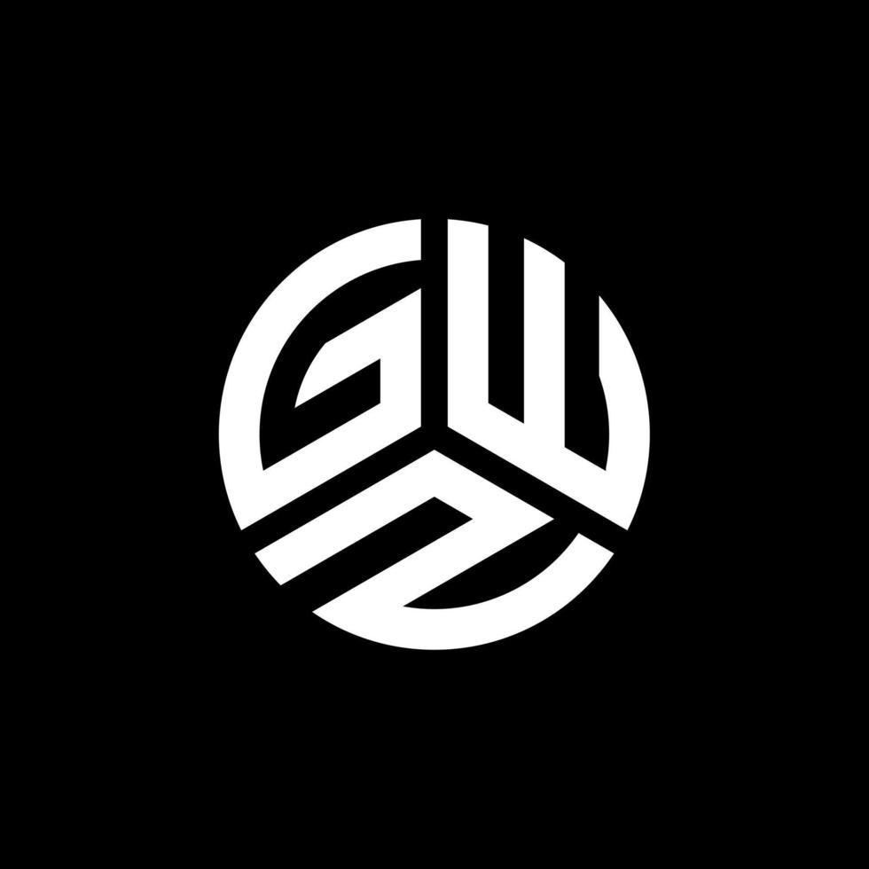 gwz brief logo ontwerp op witte achtergrond. gwz creatieve initialen brief logo concept. gwz brief ontwerp. vector
