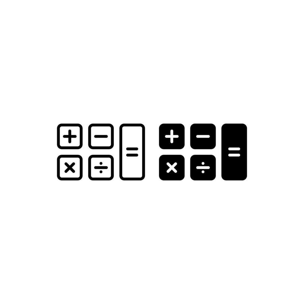 rekenmachine vector pictogram