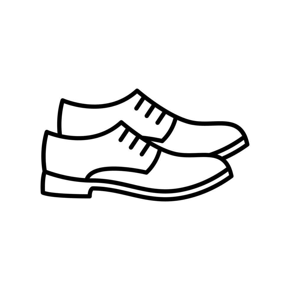 kantoor schoenen vector icon