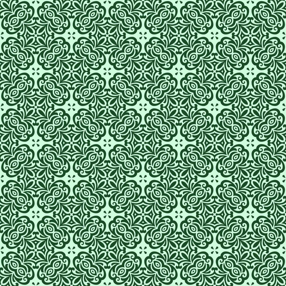 zeegroen en groenblauw geometrisch patroon vector