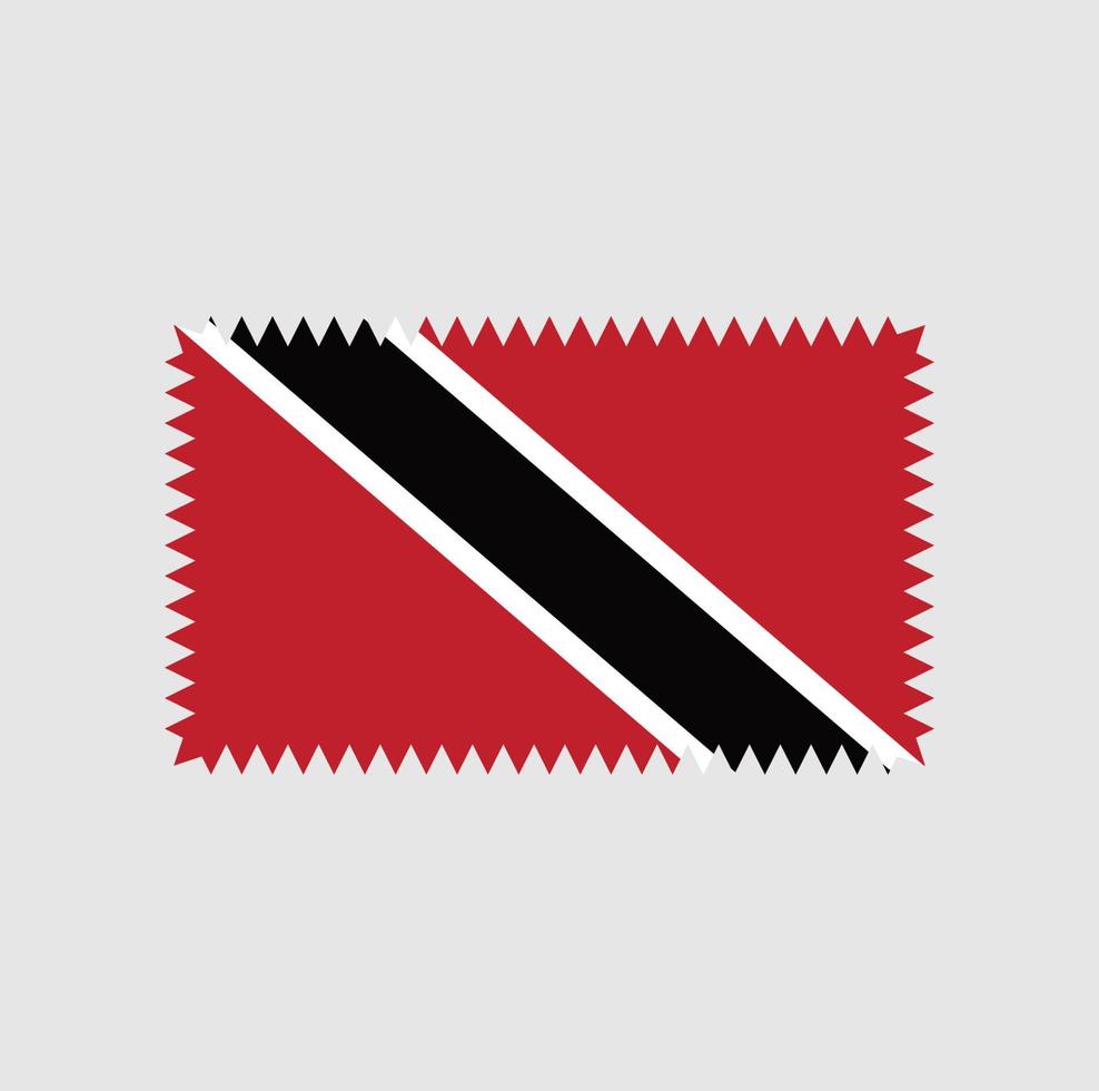 trinidad en tobago vlag vector ontwerp. nationale vlag