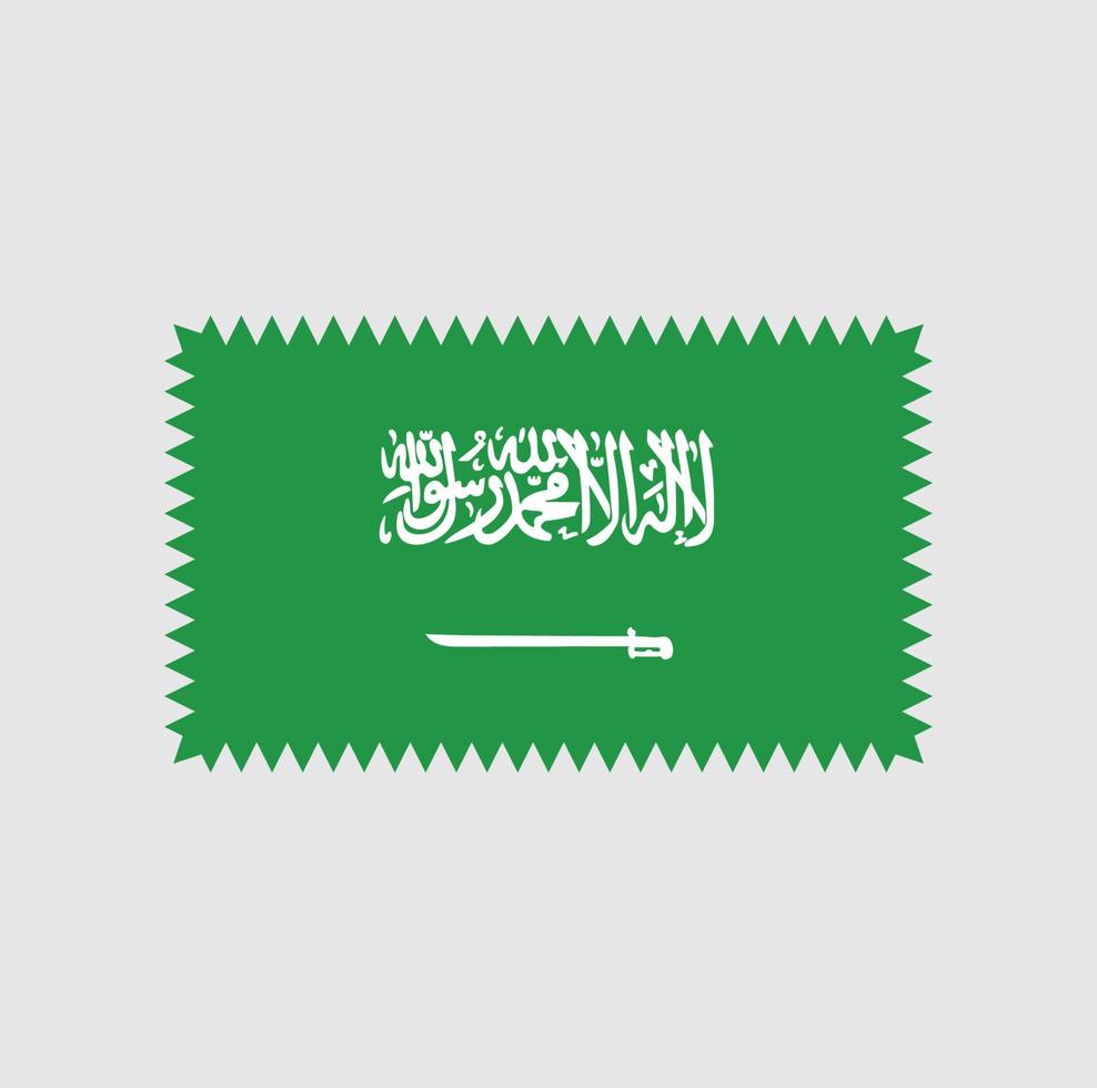 Saoedi-Arabië vlag vector ontwerp. nationale vlag