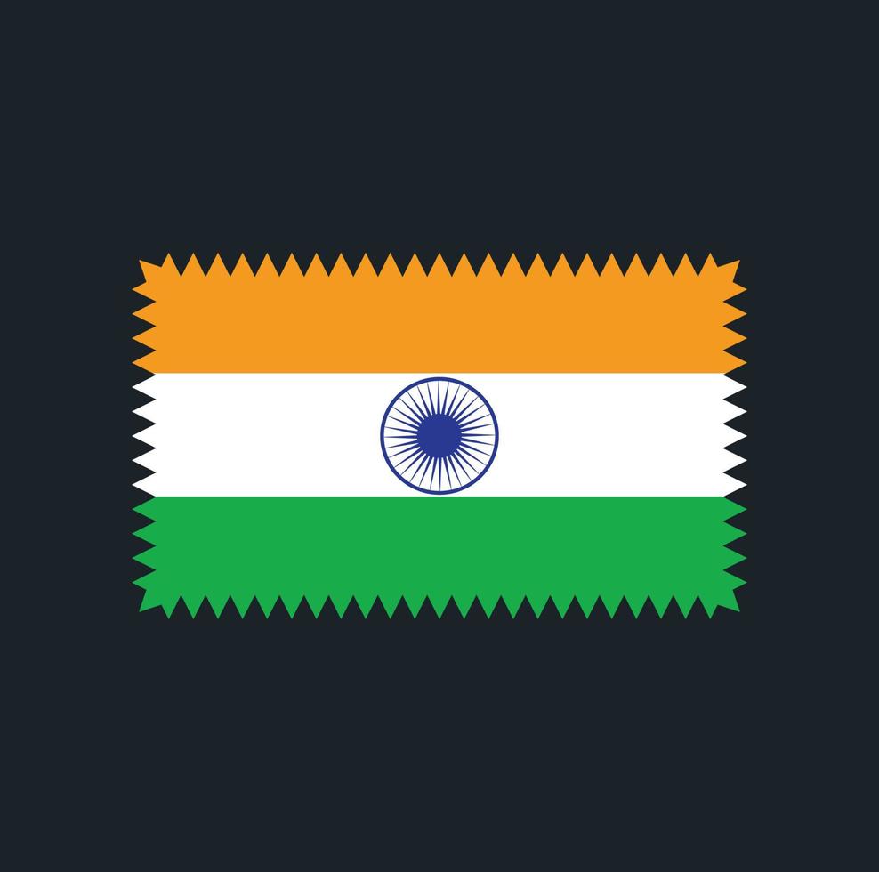 india vlag vector ontwerp. nationale vlag