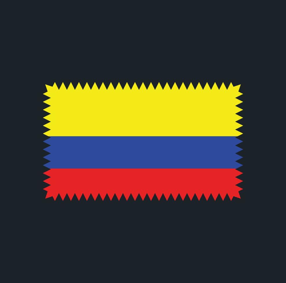 Colombia vlag vector ontwerp. nationale vlag