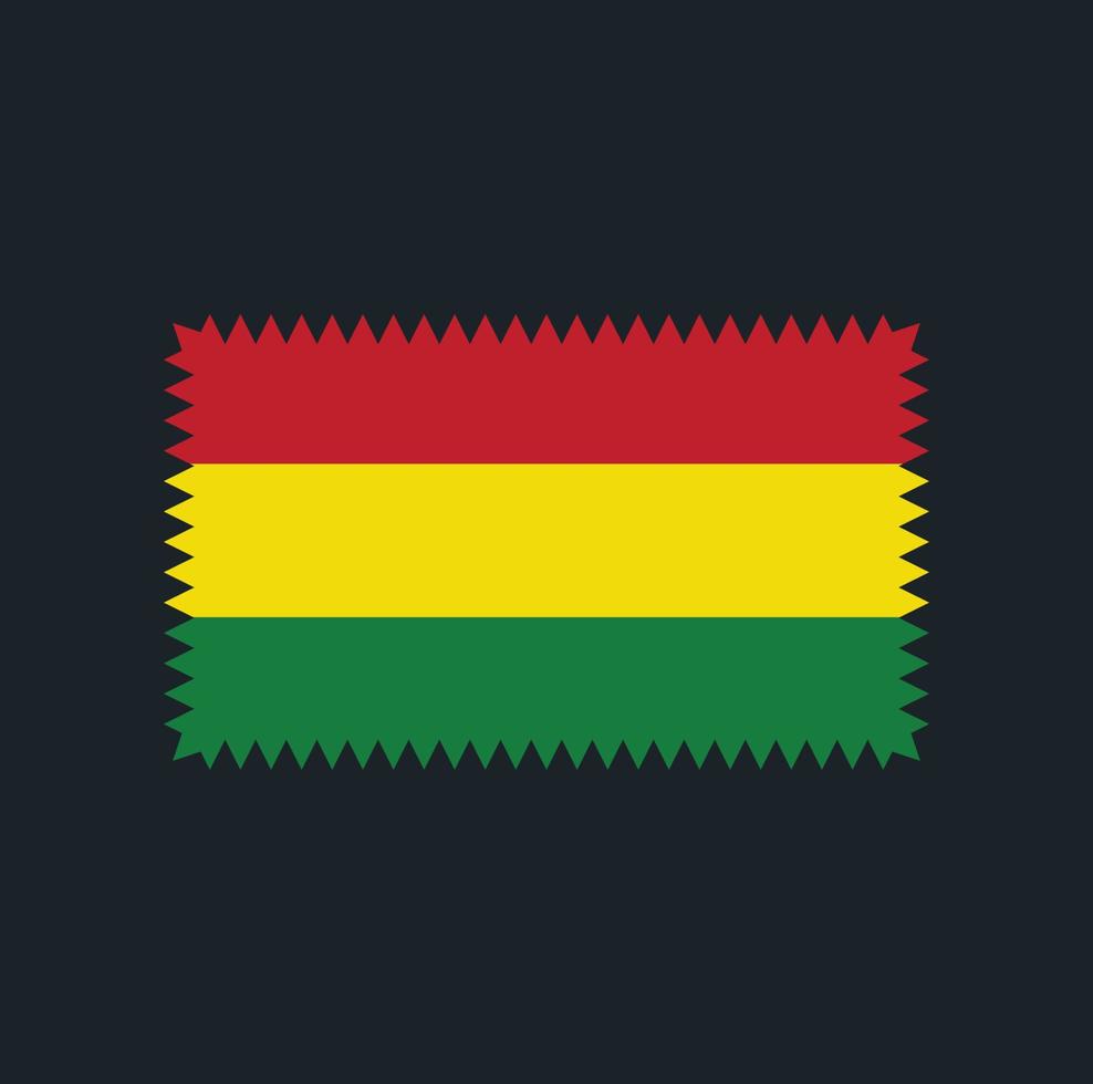 Bolivia vlag vector ontwerp. nationale vlag