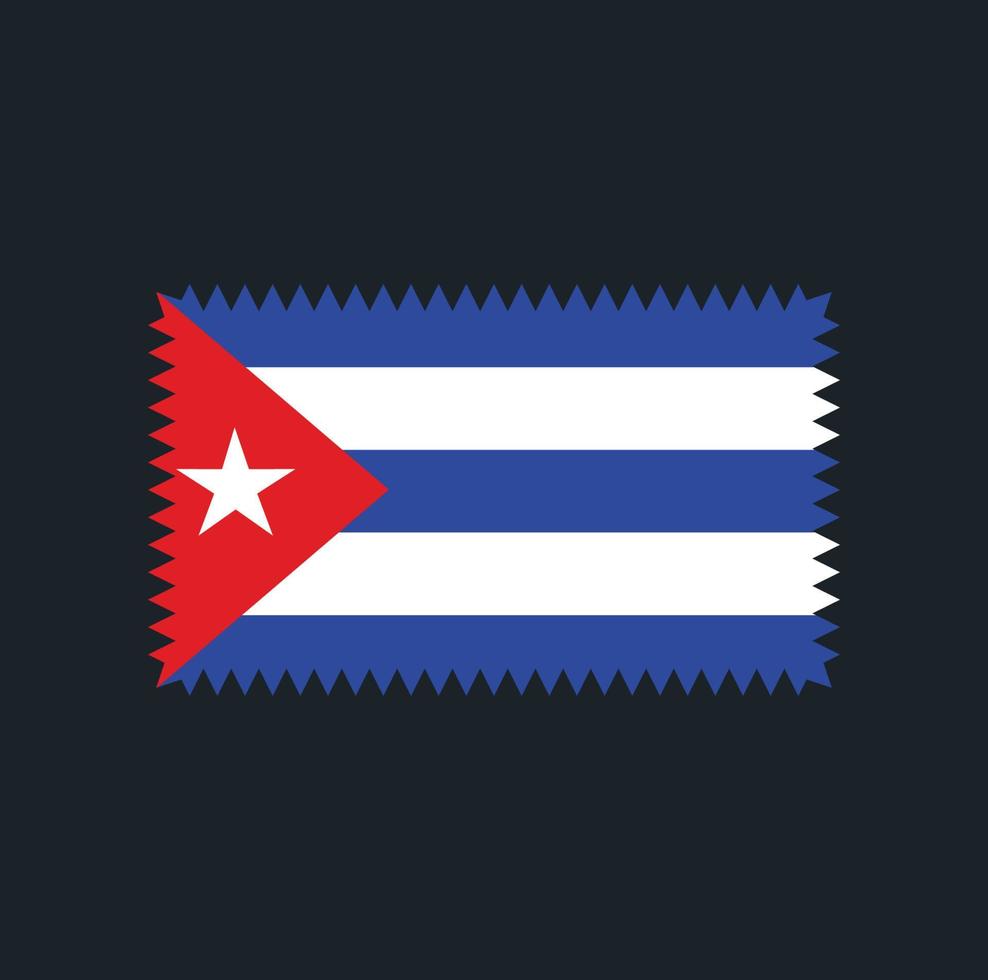 Cuba vlag vector ontwerp. nationale vlag