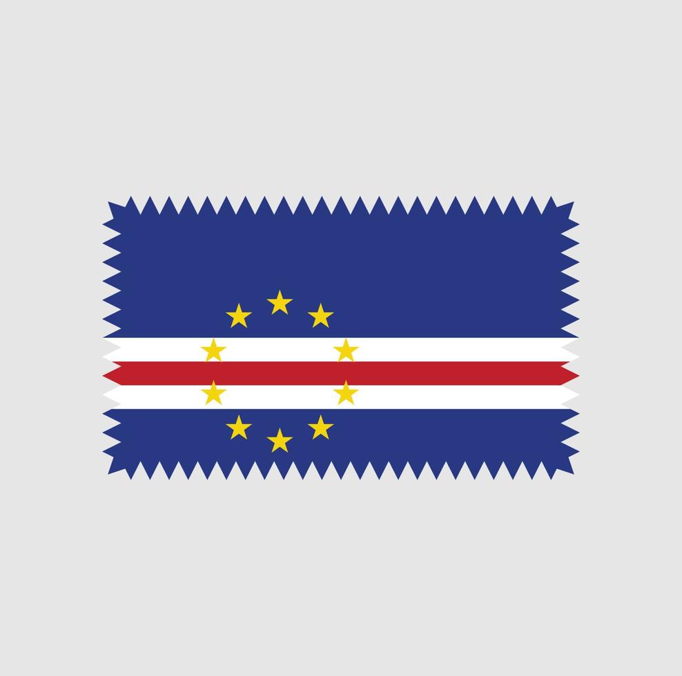 Kaapverdië vlag vector ontwerp. nationale vlag