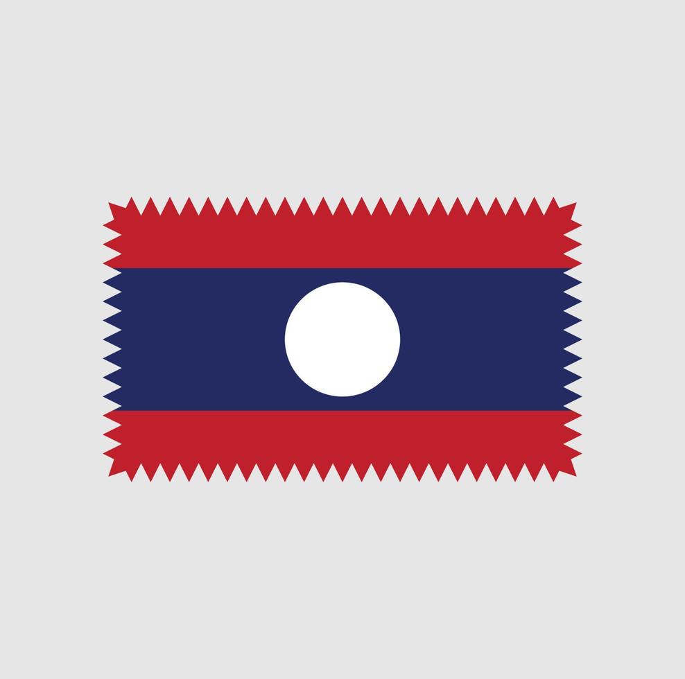 Laos vlag vector ontwerp. nationale vlag