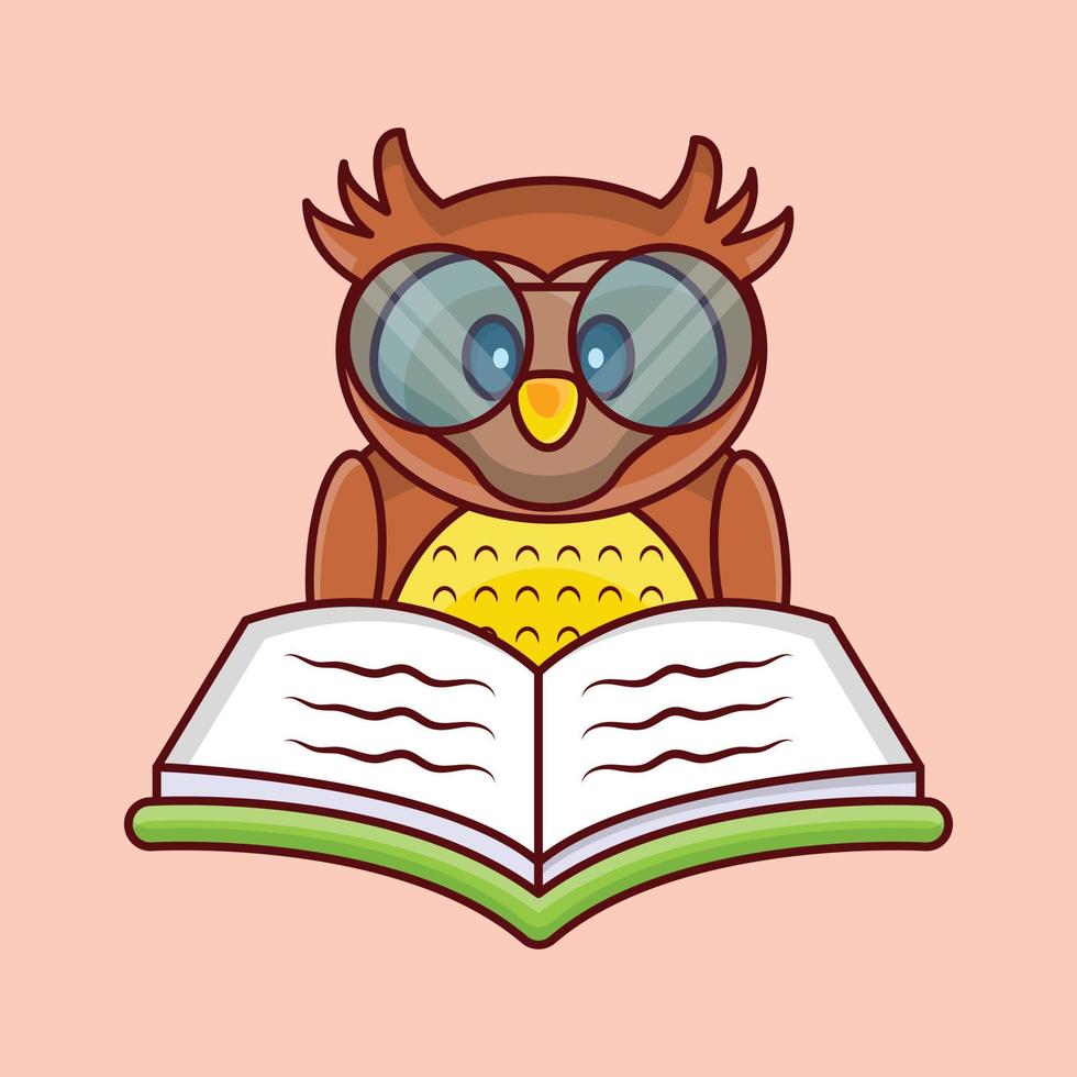 uil boek lezen vectorillustratie op een background.premium kwaliteitssymbolen. vector iconen voor concept en grafisch ontwerp.