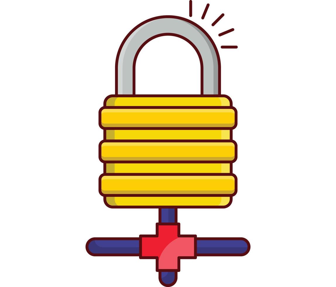 lock netwerk vectorillustratie op een background.premium kwaliteitssymbolen. vector iconen voor concept en grafisch ontwerp.