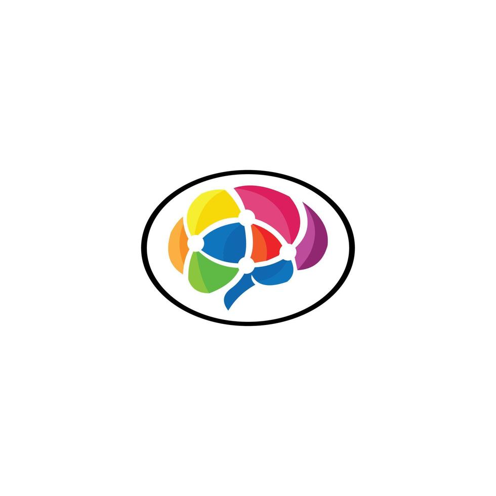 illustratie logo hersenen vector