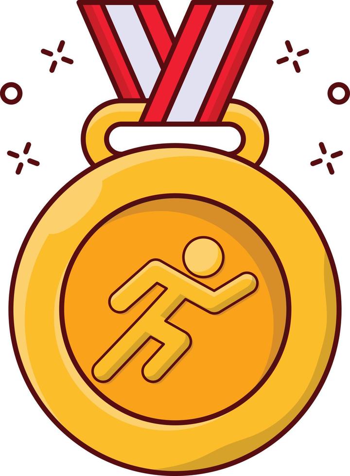 runner vectorillustratie op een background.premium kwaliteitssymbolen. vector iconen voor concept en grafisch ontwerp.