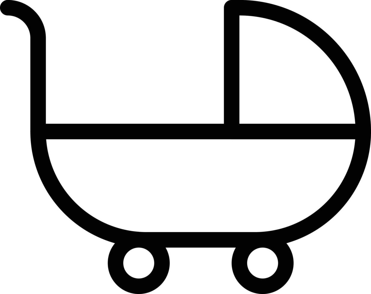 kinderwagen vectorillustratie op een background.premium kwaliteitssymbolen. vector iconen voor concept en grafisch ontwerp.