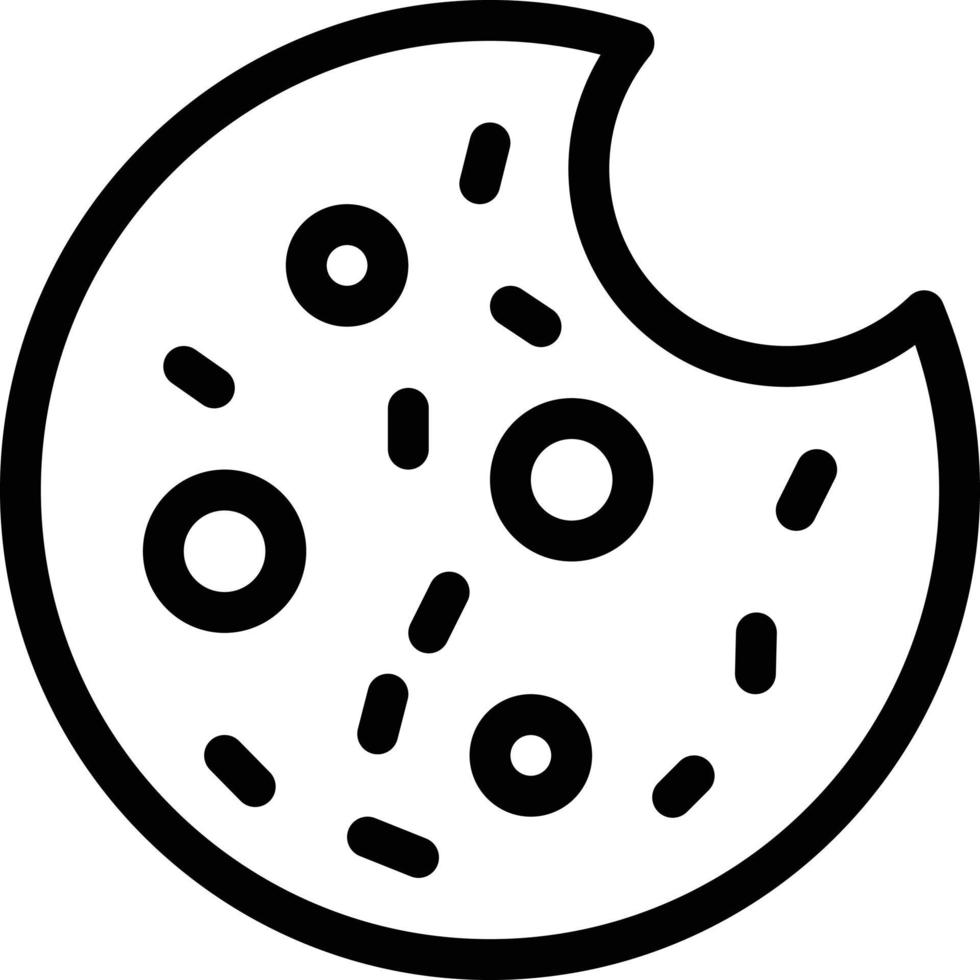 biscuit vectorillustratie op een background.premium kwaliteitssymbolen. vector iconen voor concept en grafisch ontwerp.