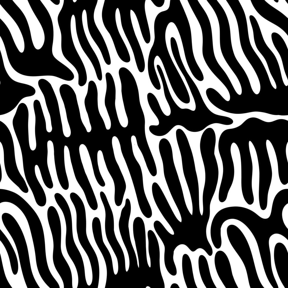 naadloze abstracte vlekken patroon achtergrond. decoratief ontwerp uit de vrije hand creatieve verf. textuur chaotisch element. vector