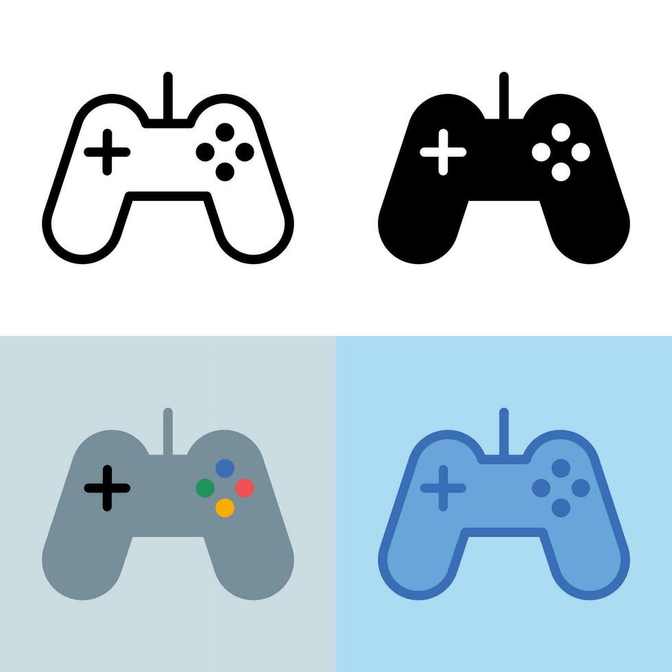 illustratie vectorafbeelding van joystick icoon. perfect voor gebruikersinterface, nieuwe applicatie, enz. vector