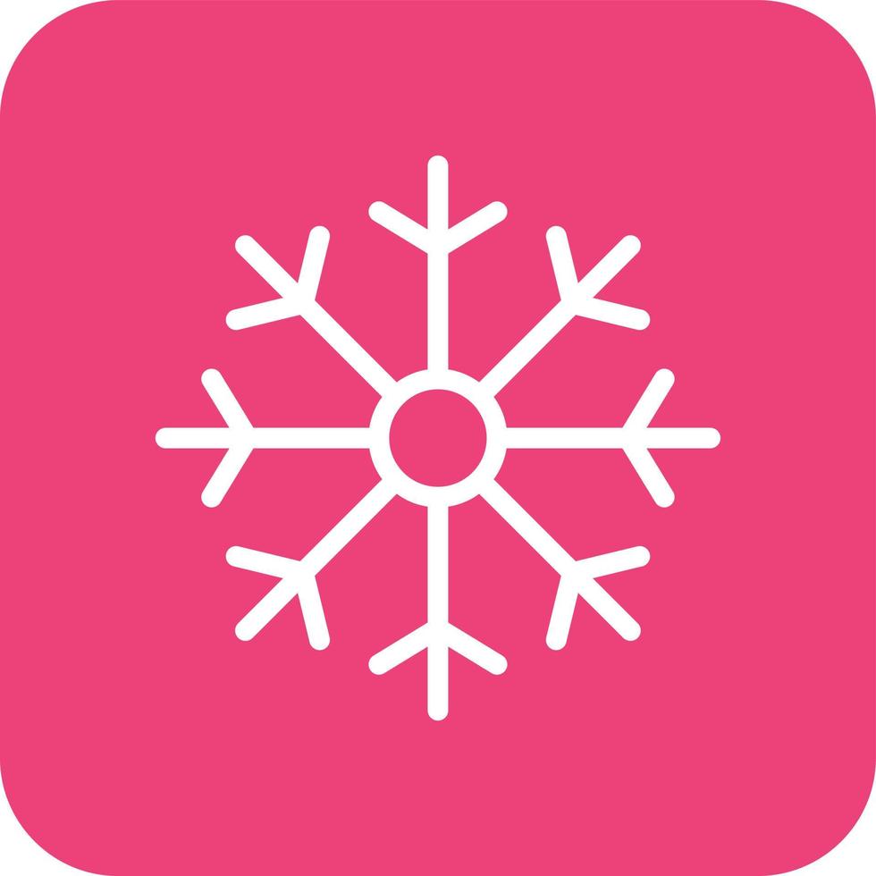sneeuwvlok vector pictogram ontwerp illustratie