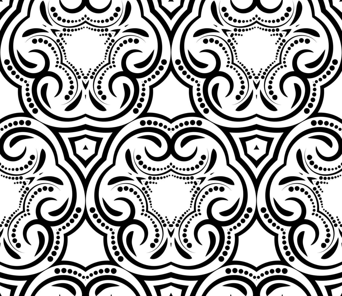 abstract krullend vormen naadloos patroon. wervelende achtergrond. decoratieve achtergrond. omslag, kaart. vector