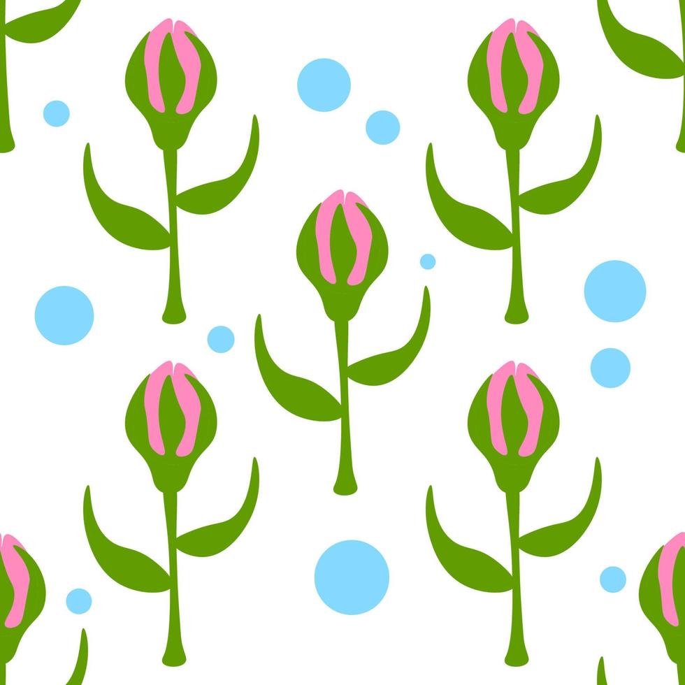 naadloos bloemenpatroon. natuurlijke achtergrond. vector