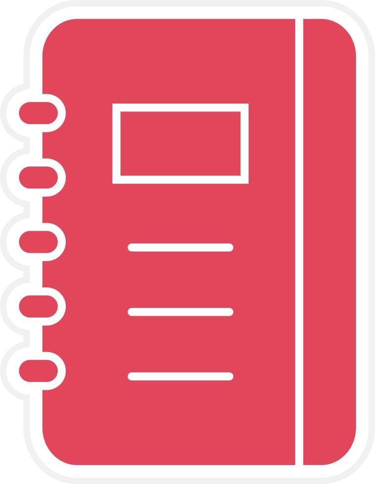notebook-pictogramstijl vector