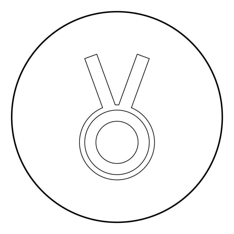 beloon het zwarte kleurpictogram in cirkel of rond vector