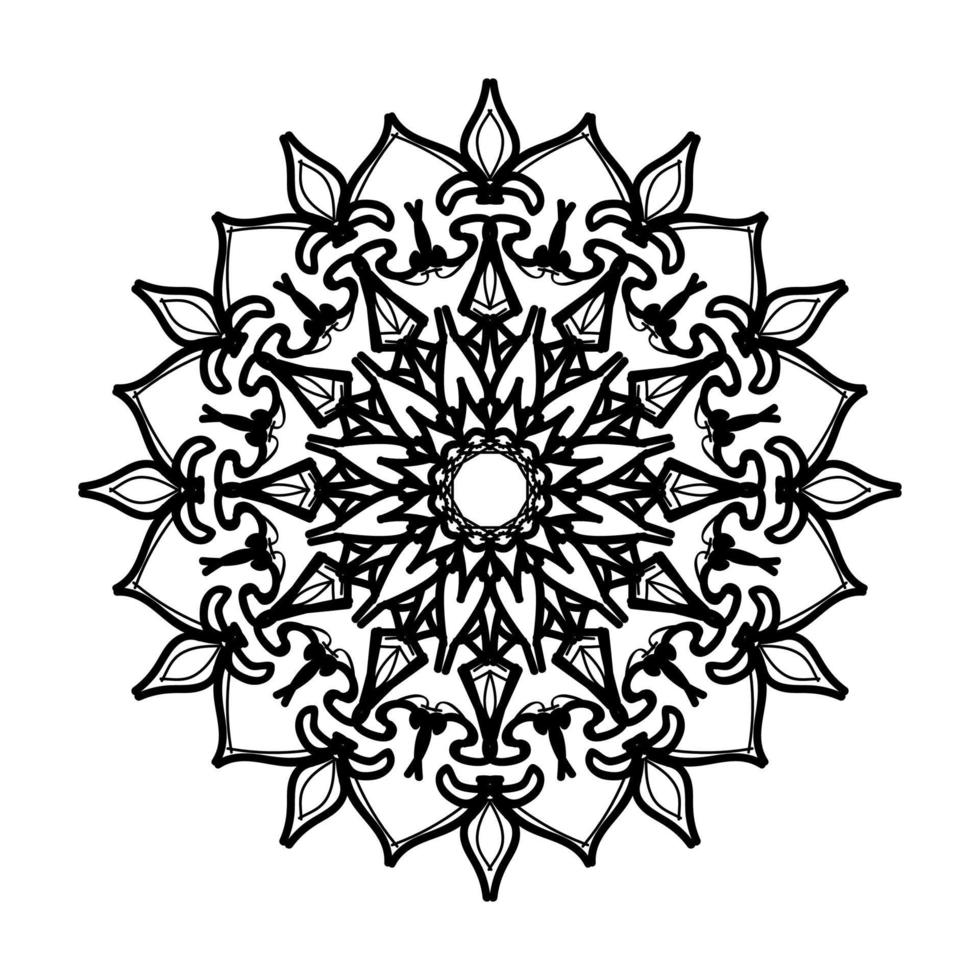 handgetekende mandala. decoratie in etnische oosterse doodle sieraad. vector