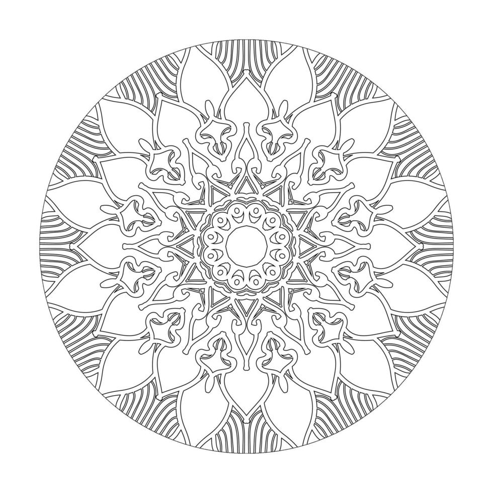 circulaire patroon mandala kunst decoratie-elementen. vector