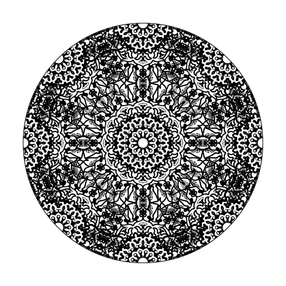 handgetekende mandala. decoratie in etnische oosterse doodle sieraad. vector