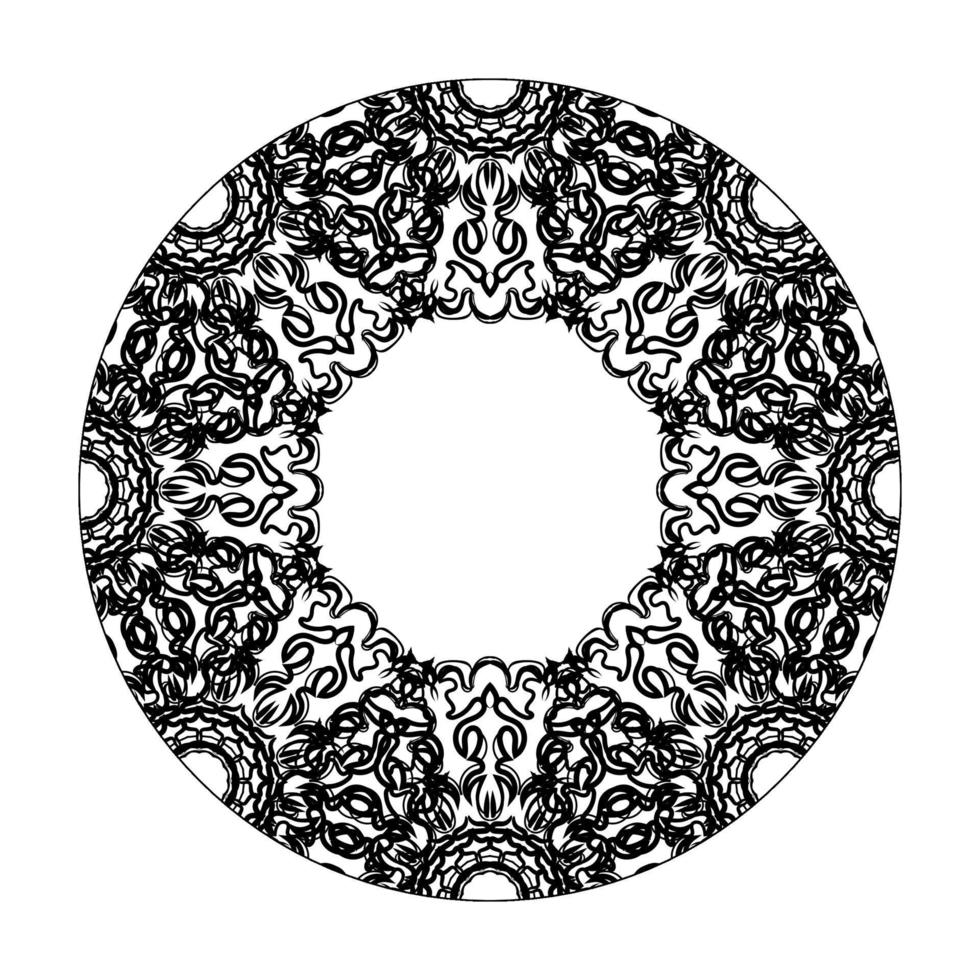 handgetekende mandala. decoratie in etnische oosterse doodle sieraad. vector