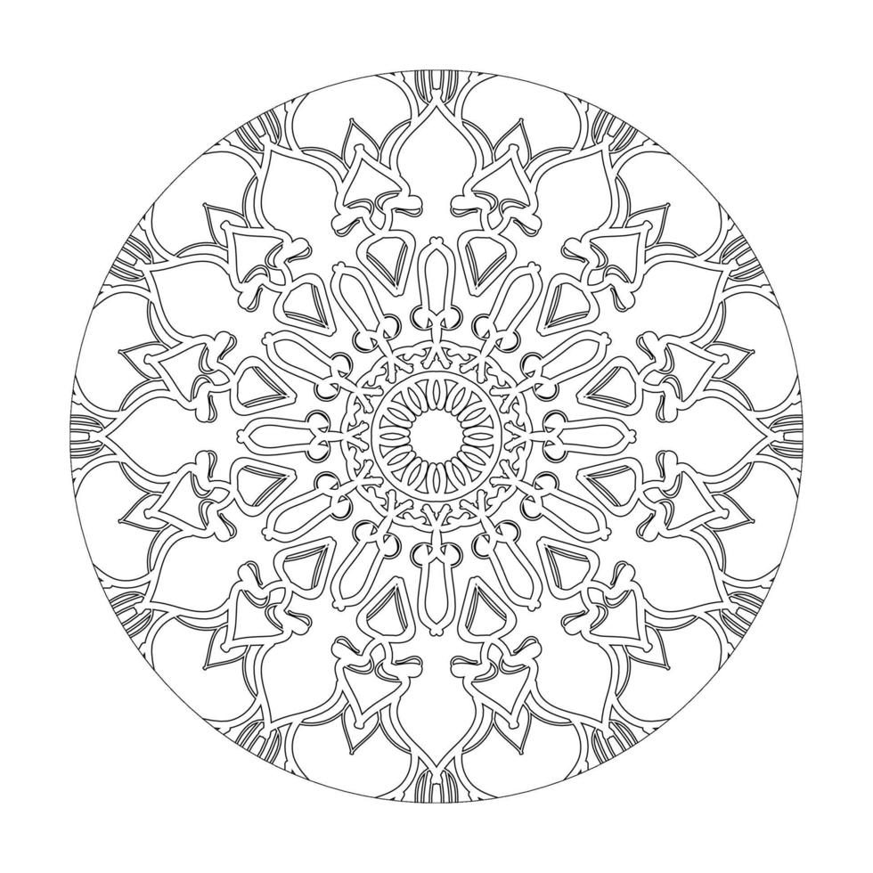 circulaire patroon mandala kunst decoratie-elementen. vector