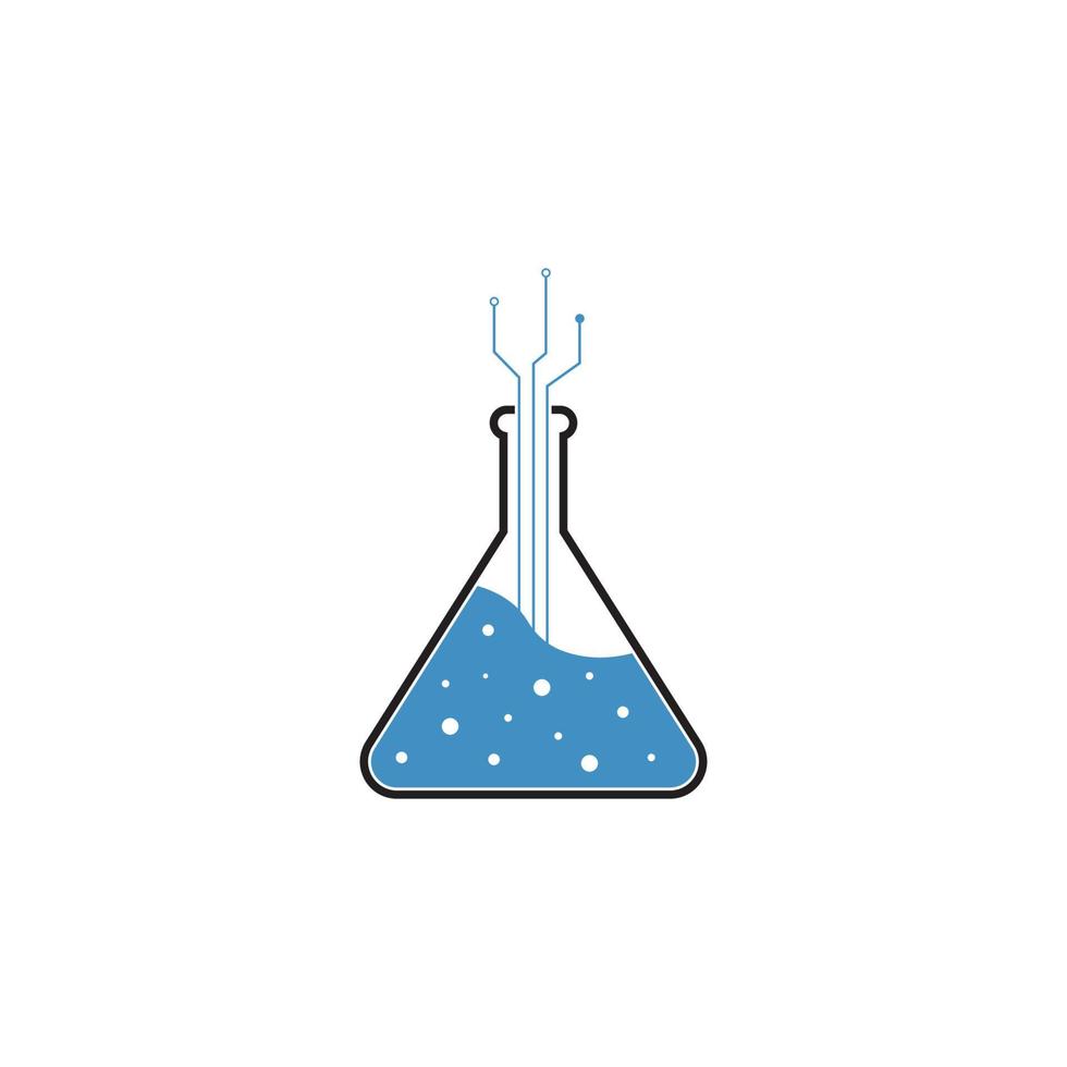 laboratorium logo vector. lab logo sjabloon vector