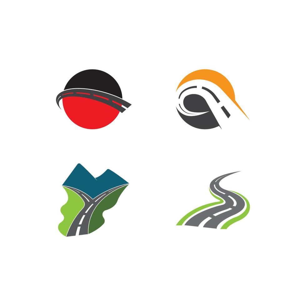 snelweg logo en symbool afbeelding vector