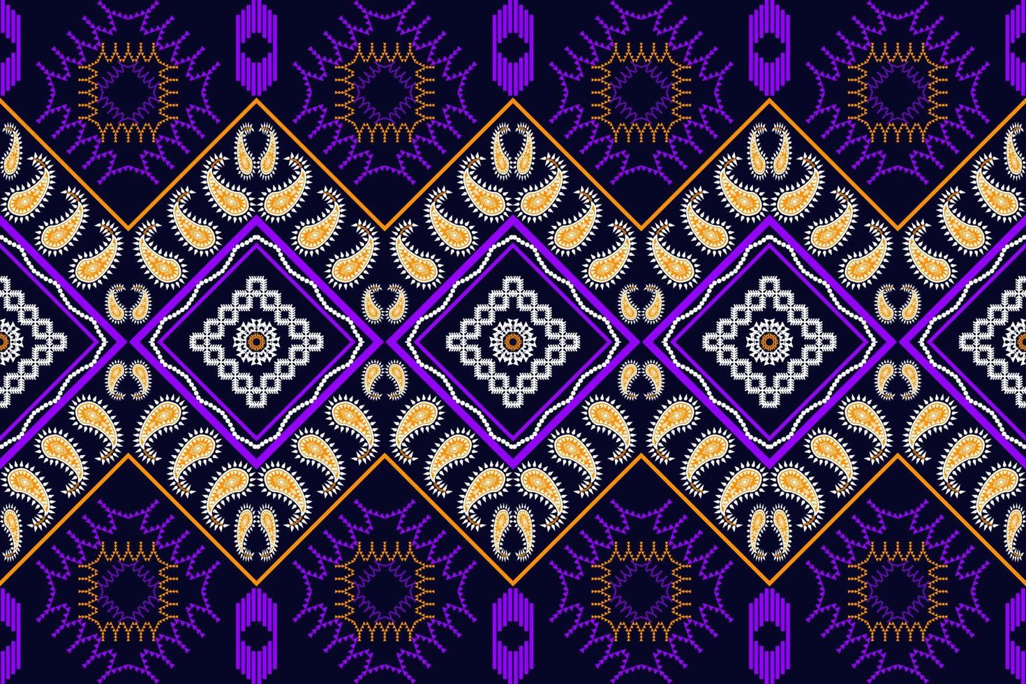 geometrische etnische oosterse traditionele pattern.figure tribal borduurwerk style.design voor achtergrond, behang, kleding, verpakking, stof, vectorillustratie vector