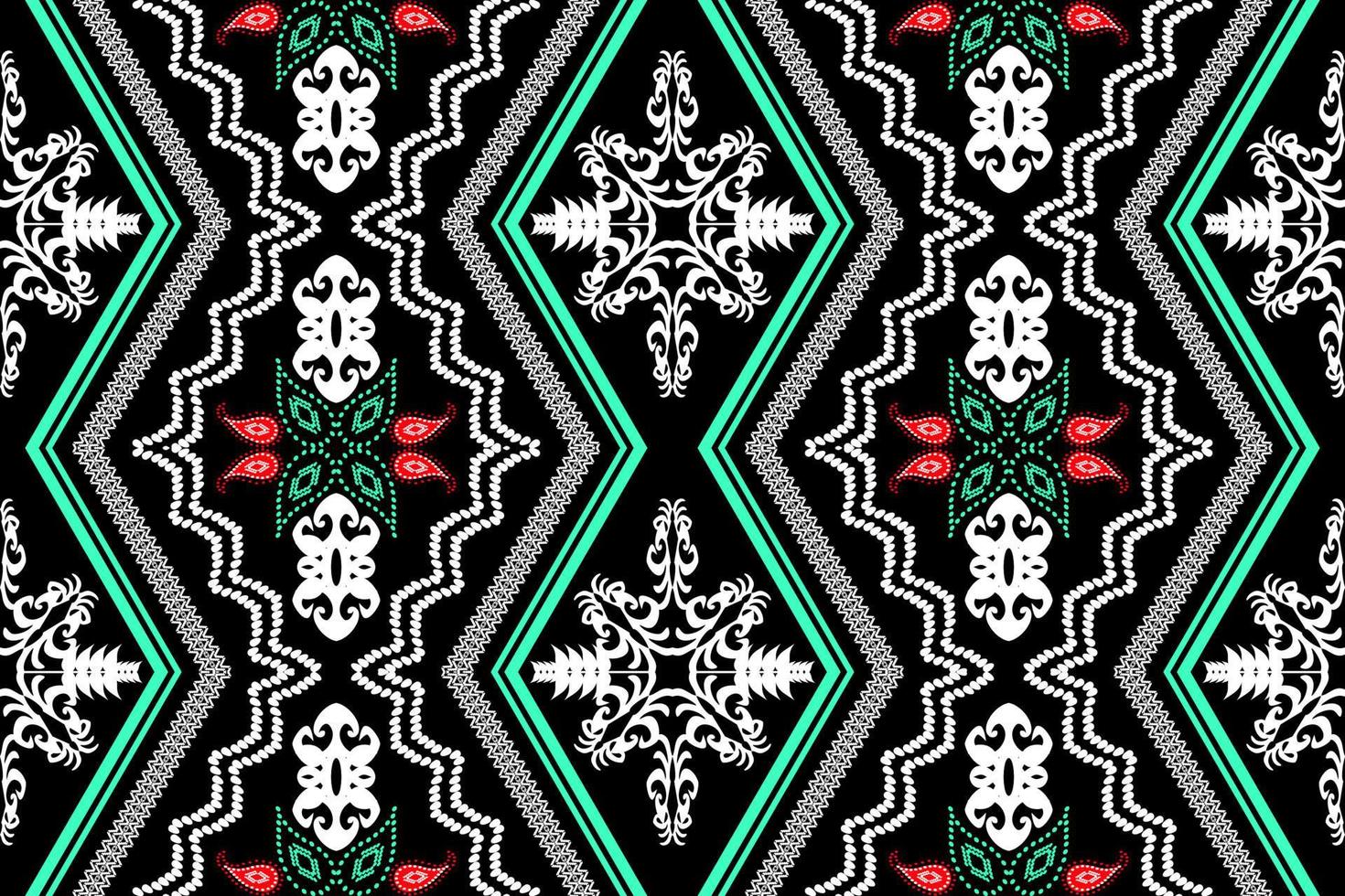 geometrische etnische oosterse traditionele pattern.figure tribal borduurwerk style.design voor achtergrond, behang, kleding, verpakking, stof, vectorillustratie vector