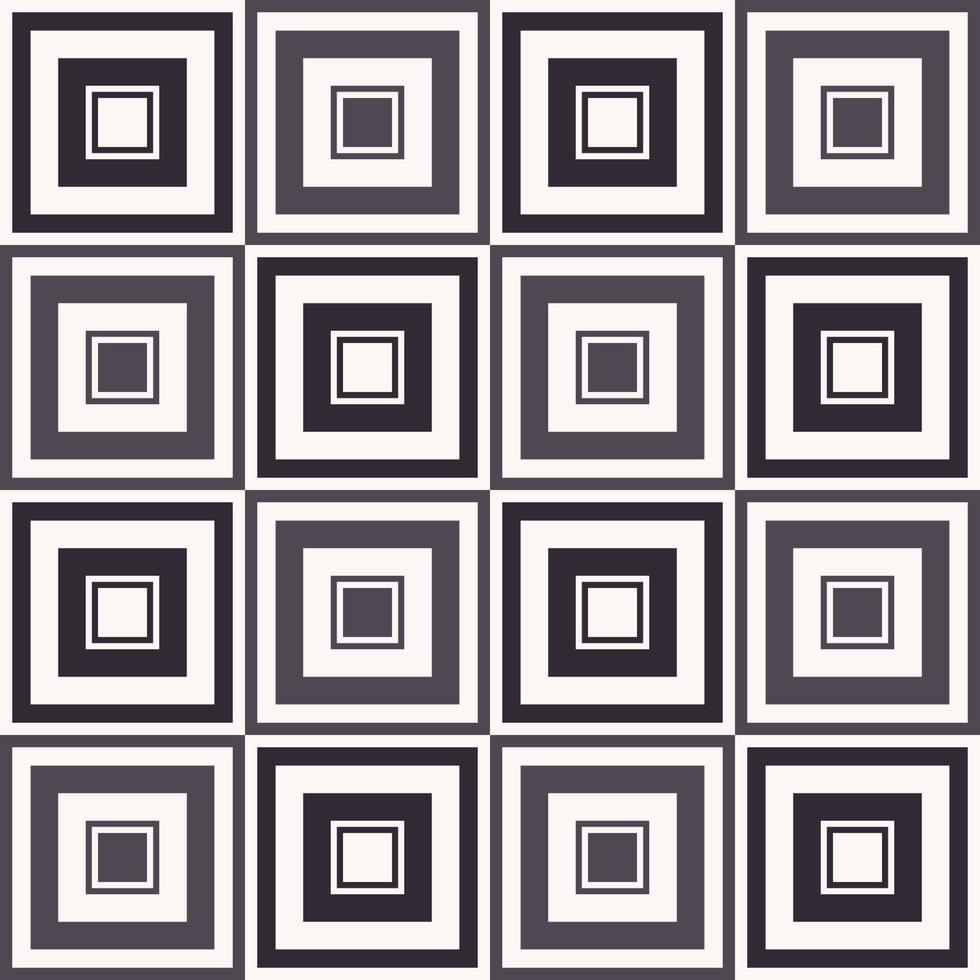 geometrische overlap vierkante raster geruite naadloze patroon zwart grijs zwart-wit kleur achtergrond. gebruik voor stof, textiel, interieurdecoratie-elementen, stoffering, verpakking. vector